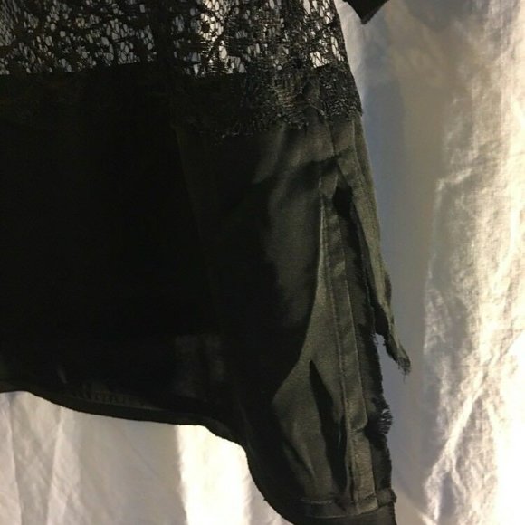 BCBG Max Azria Erid Black Lace Insert Tunic - Picture 7 of 7